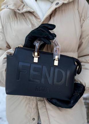 Жіноча сумочка Fendi big size black