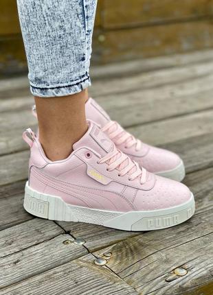 Кроссовки puma cali pink fur