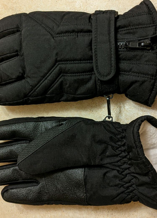 Очень теплые мужские перчатки черного цвета. Новые, Германия.