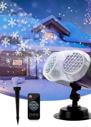 Вуличний новорічний різдвяний проектор Світлодіодний проектор-...