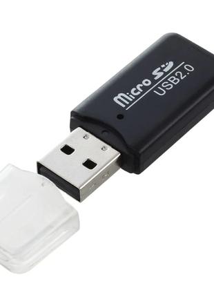 Кардрідер Card reader T-Flash MicroSD TF Black