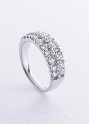 Золотое кольцо с бриллиантами кб0518nl