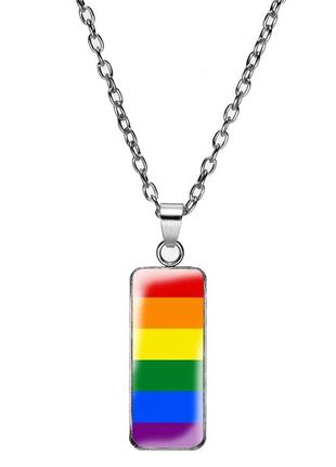 Кулон с флагом ЛГБТ гей-прайда ЛГБТ-прайд Марш равенства подве...
