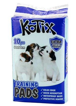 Пеленки для собак kotix premium 60х90см 10 шт