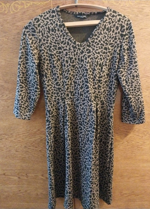 Коротке плаття в леопардовий принт