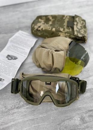 Тактические очки маска зсу Trevix Uarms (Тревикс юармс) защитн...
