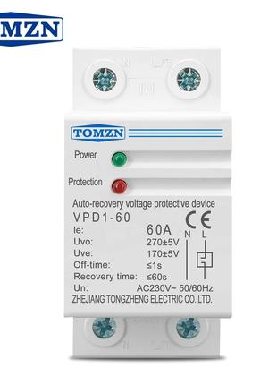 Реле напряжения и тока TOMZN VPD1-60 60 А