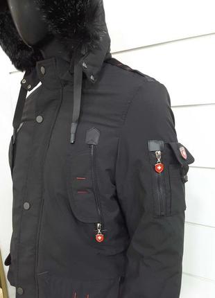 Зимняя мужская на меху брендовая wellensteyn куртка