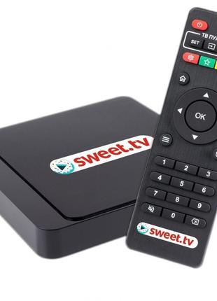 ТВ-приставка SWEET.TV BOX 1/8 Android 10 (Без привязки к SWEET...