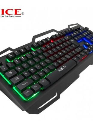 Игровая клавиатура с подсветкой iMICE AK-400, проводная USB кл...