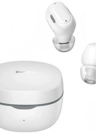 Беспроводные Bluetooth наушники BASEUS Encok WM01 (Белые)