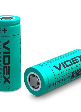 Акумулятор Videx Li-Ion 26650 (без захисту) 5000mAh