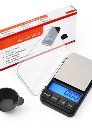 Ваги ювелірні Digital scale VS 6285PA-500 г,0.01 г з чашею