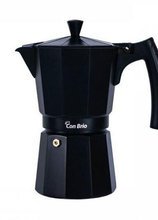 Кофеварка гейзерная Con Brio CB-6409 (450мл) (на BH-149 9 чашек)