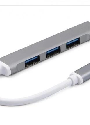 USB Type-C хаб, концентратор / разветвитель на 4 порта USB