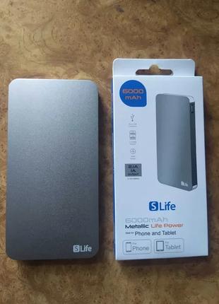 Портативное зарядное устройство Power Bank S Life Metallic 600...