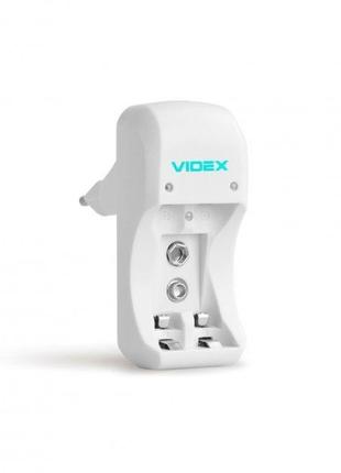 Зарядний пристрій Videx N201 для акумуляторів АА, ААА, Крона