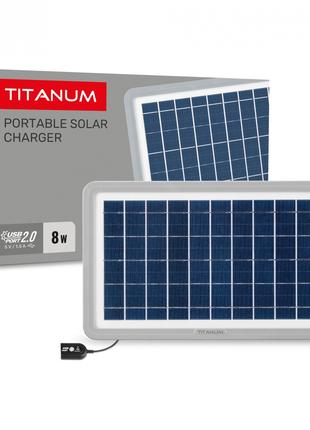 Портативное зарядное устройство солнечная панель TITANUM TSO-M...