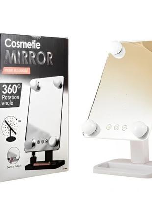 Настольное зеркало для макияжа Cosmetie mirror 360 Rotation An...