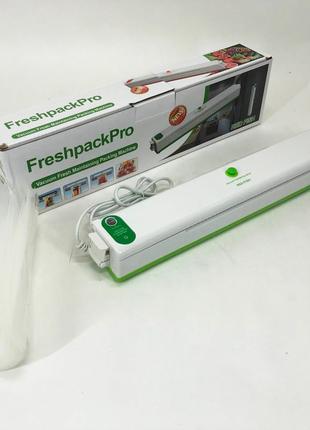 Вакууматор Freshpack Pro вакуумный упаковщик еды, бытовой. QJ-...
