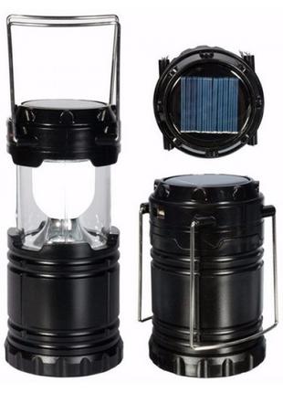 Туристический фонарь-лампа на солнечной батарее с функцией пав...