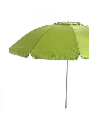 Зонт пляжный с наклоном и клапаном 2м (19/22) зеленый