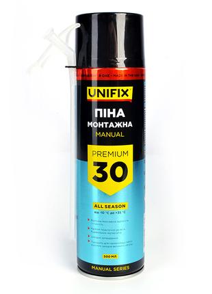 Пена ручная всесезонная 30л UNIFIX 500 мл