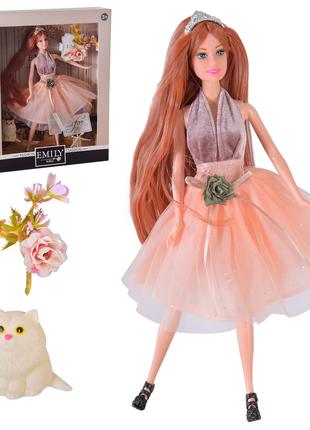 Кукла "Emily" Эмили QJ103 с аксессуарами, р-р куклы - 29 см, в...