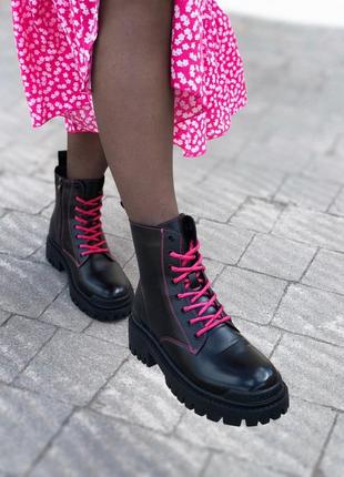 🔥balenciaga black tractor side-zip boots