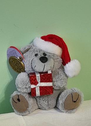 Іграшка м'яка різдвяна koochie christmas - ведмедик
