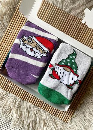 Подарунок набір шкарпеток новорічний