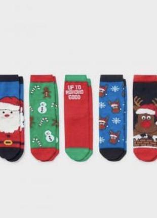 Набір шкарпеток новорічних, різдвяних