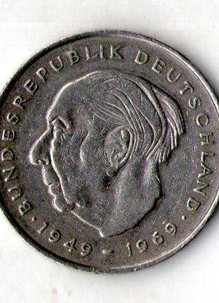 Германия › Западная Германия (ФРГ) 2 марки, 1970-1987 Теодор Х...
