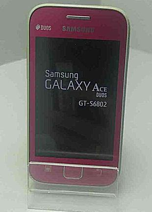 Мобильный телефон смартфон Б/У Samsung Galaxy Ace Duos GT-S6802