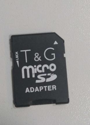 Карта флэш памяти Б/У MicroSD-SD adapter