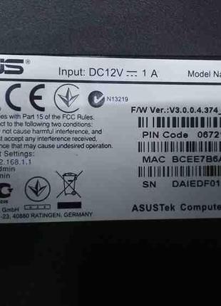 Мережеве обладнання Wi-Fi та Bluetooth Б/У Asus RT-N10U B1