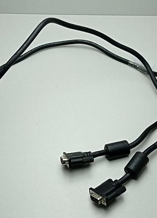Комп'ютерні кабелі, роз'єми, перехідники Б/У Кабель VGA-VGA 1,5m