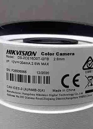 Камера видеонаблюдения Б/У Hikvision DS-2CE16D0T-IRF