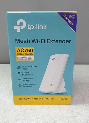 Сетевое оборудование Wi-Fi и Bluetooth Б/У Tp-Link RE200 AC750