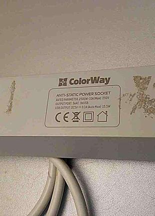 Подовжувач мережевий фільтр Б/У ColorWay CW-CHU33B