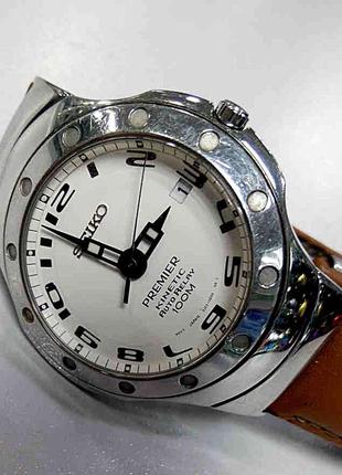 Наручний годинник Б/К Seiko 5J22-0D60 Premier Kinetic