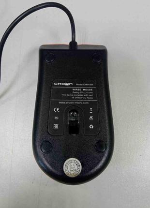 Мышь компьютерная Б/У Мышь USB Crown CMM-904 (Проводная)