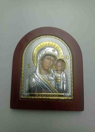 Ікона Б/У Срібна Ікона Казанська Боголиці 130х108 Silver Axion