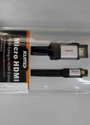 Компьютерные кабели, разъемы, переходники Б/У Kumo micro HDMI