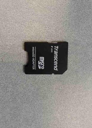 Карта флэш памяти Б/У Transcend MicroSD Adapter