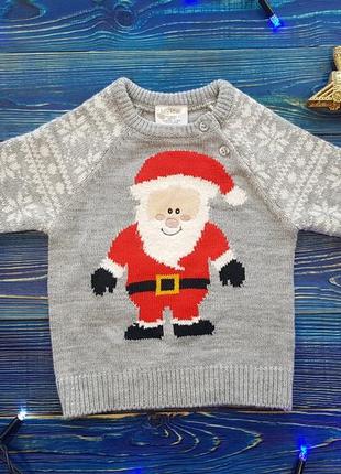 Новогодний свитер, джемпер, кофта для мальчика m&co