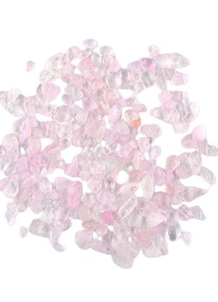 Камни декоративные 30 г розовый кристал для эпоксидной смолы