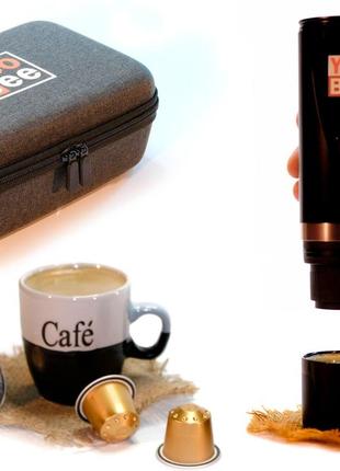 Портативная кофеварка на аккумуляторе, капсульная кофемашина с...
