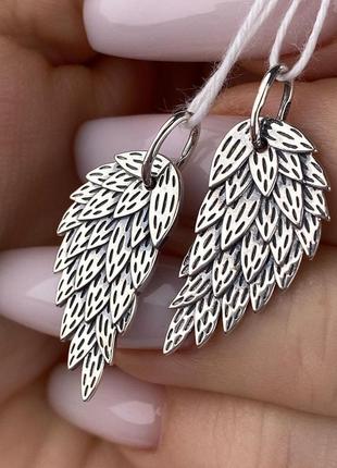 Парный серебряный кулон крылья - парный кулон из серебра