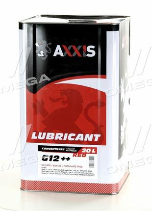 Антифриз Axxis красный, 20 литров, G12 + (концентрат -80 C) По...